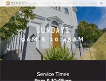 Tablet Screenshot of medwaycommunitychurch.org